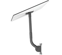 Starlink V 3 Mount Adjustable Long Arm Wall & Roof Mount, Heavy Duty Steel Starlink Gen 3 Bracket with Preset Angles, Anti-Rust & Wind-Resistant Eave Mount for Starlink Gen 3 Accessories