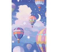 Starlit Balloon Voyage Journal: Lined Notebook for Dreamy Reflections, Adventure Ideas, & Whimsical Creativity