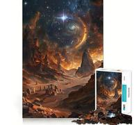 Starlit Desert of Astra 1000 Pieces Jigsaw Puzzles for Teenagers Mind Skill Toy Leisure Fun Design Assembly Elegant Gift 38x26cm