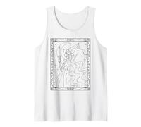 Starlit Princess Queen at Midnight with Henin and Dagger Tank Top