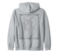 Starlit Princess Queen at Midnight with Henin and Dagger Zip Hoodie