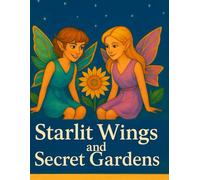 Starlit Wings and Secret Gardens: Enchanted Coloring Adventure of Fairies and Flowers
