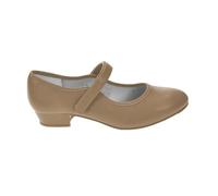 Starlite Backflip Tan PU Tap Shoes, Low Heel 1 L