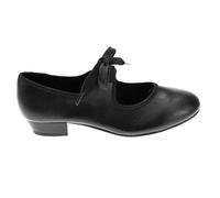 Starlite Black Riff PU Tap Shoes, 4.5 UK