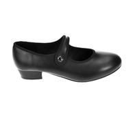 Starlite Black Tapper Tap Shoes for Girls, Size 1 UK