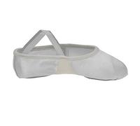 Starlite Flexi White Satin Ballet Split Sole 1 UK