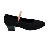 Starlite Syllabus Shoe with Cuban Heel, 1.5 UK, Black