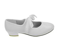 Starlite White Riff PU Tap Shoes 1 UK
