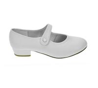 Starlite Womens Tapper White Tap Dance Shoes with Pre-Fitted Toe and Heel Taps 3.5 UK