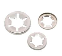 Starlock Washers For Shaft Retaining Push On Clips A2 Stainless Steel (2, 4mm) F02E