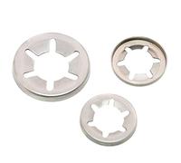 Starlock Washers For Shaft Retaining Push On Clips A2 Stainless Steel (20, 12mm) F02E