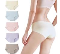 STARLY Disposable Ice Silk Panties Women's Traceless Travel Shorts, Multicolor, S