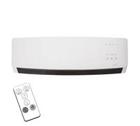 STARLYF Climate Air, Portable Heater for wall, 1600W, Ceramic Heater, Bathroom & Bedroom, Timer, Remote Control, Maximum Energy Efficiency