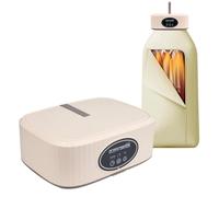 STARLYF Portable Electric Clothes Dryer - Foldable Mini Tumble Dryer 650W with 2 Speed Settings & UV Steriliser - Quick Drying Compact Laundry Dryer for Home, Travel & Small Spaces