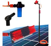 STARLYF Telescopic Water-Fed Cleaning Pole -Extendable Window Cleaning Pole, Solar Panel Cleaner, 15FT or 4.6 Meter, Squeegee -Spare parts available - Ideal for Trucks, Boats, Bus, Cars