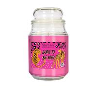 Starlytes Born to Be Wild Scented Candle Jar 18oz in Pink Starlytes Pink