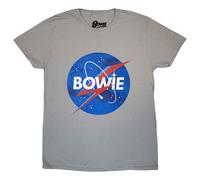 Starman Logo T Shirt David Bowie Grey M