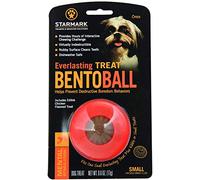 STARMARK (3 Pack) EVERLASTING BENTO BALL Dog Toy Chew and Treat SMALL