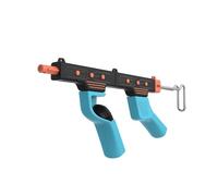StarMei-HJXD ABS 2-in-1 Split Game Gun Controller, Convertible Blaster with Shoulder Stock for Handheld Gaming Console | Solo & 2-Player Mode