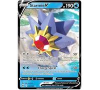Starmie V 030/189 Ultra Rare Pokemon Card (SWSH Astral Radiance) + 1x TitanCards® Toploader