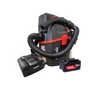 Starmix SMART L 18V Cordless Industrial Vacuum Cleaner | 5.2Ah Battery, Shoulder Strap, Blowing Function, PressClean Filter, QUIX Nozzles | Lightweight for Workshop & Mobile Use