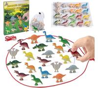 Starnearby Dinosaur Magnetic Chess Game, 20PCS Dinosaur Magnet Stone Game with String, 2026 Strategy Party Travel Table Top Puzzle Thinking Board Games for Kids and Adults Family Games Night (20PCS)