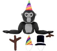 Starnearby Gorilla Plush Toy, Stuffed Animal Monkey Plushie, Stuffed Plush Throw Pillow Doll for Kids, Monkey Toy Plush for Game Lovers, Birthday for Kids and Adults