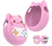 Starnearby Silicone Case for Tamagotchi Paradise, Cute Cartoon Silicone Protective Cover for Kids, Non-Slip Shockproof Scratch-resistant, 360-degree Full Protective (Pink)
