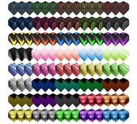 Starneey 120PCS Dart Flights 40 Sets Durable Standard PET Flights Replacement Wings for Soft Tip & Steel Tip Darts