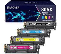STAROVER 305X Compatible for HP 305A 305X CE410X CE411A CE412A CE413A | Compatible with HP LaserJet Pro MFP M351, M351a M375 M375nw, MFP M451dn M451 M451dw M451nw, M475 M475dn M475dw