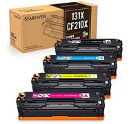 STAROVER Compatible Toner Replacement for HP 131X 131A CF210X CF210A for HP Laserjet M251nw M276nw,128A CE320A CP1525n CP1525nw CM1415fn CM1415fnw,125A CB540A CP1215 CP1215 CP115 CP115 515n CM. 1312