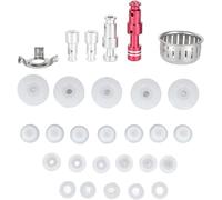 StarPack Home Float Valve Gasket Set, Universal Fit Stainless Steel Pressure Valve Seals, Replacement Pressure Cooker Spare Parts for Various Brands and Models, Black