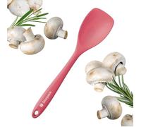StarPack Premium Silicone Spoonula/Spatula Spoon, High Heat Resistant to 600°F, Hygienic One Piece Design, Non-Stick Rubber Cooking Utensil (Cherry Red)