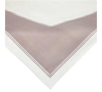 Starpak 100 Tablecloths Fabric-Like Fleece Soft Selection Plus 80 cm x 80 cm Grey White 'Frame'
