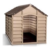 Starplast Dog House Kennel - Weather & Water Resistant - Easy Assembly - Perfect for Small to Large Sized Dogs