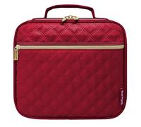 StarPlus2 Medium Pill Bottle Organizer, Medicine Bag, Case, Carrier for Medications, Vitamins, and Medical Supplies - Travel Medicine Organizer Home Storage Med Bag - Ultrasonic Red Wine (No Lock)