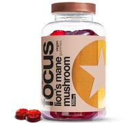 Starpowa Lions Mane Gummies for Women & Men - Brain Supplement with Ginkgo Biloba, Zinc & More - Supports Mental Focus & Brain Function - Plant-Based, Gluten-Free - Mixed Berry, 60 Chews