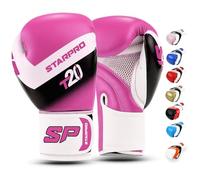 Starpro Boxing Gloves - Training & Sparring Gloves for Men & Women, Ideal for Boxing, Kickboxing & Muay Thai - Sizes 8oz, 10oz, 12oz, 14oz,16oz
