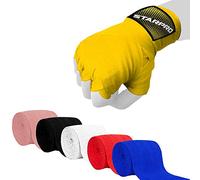 Starpro Classic Boxing Hand Wraps - Thumb Loop & Velcro Strap | Traditional Wrist Wraps for Men, Women & Kids in Multiple Colours