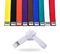 Starpro Martial Arts Training Belt for Karate Judo BJJ Taekwondo - Durable Cotton Polyester Blend for Kids & Adults - Vibrant Colors White
