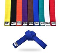 Starpro Martial Arts Training Belt for Karate Judo BJJ Taekwondo - Durable Cotton Polyester Blend for Kids & Adults - Vibrant Colors Blue