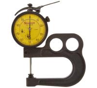 Starrett 1015MB Millimetre Reading Portable Dial Indicator -881J Thickness Gauge Without Case, 0.01mm Graduation, 25mm Range, 0-100 Dial Reading