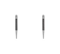 Starrett 117C Centre Punch With Round Shank, 4" Length, 1/8" Tapered Point Diameter (Pack of 2)