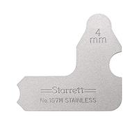 Starrett 167M-4 4.0MM Individual Radius Gauge 4mm Radius Gauge