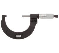 Starrett 216MXRL-75 Digital Micrometer, Ratchet Stop, Lock Nut, Carbide Faces, 50-75 mm Range, 0.01 mm Graduation, +/-0.002 mm Accuracy