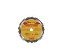 Starrett 235mm TCT Circular Saw Blade for Wood, 60-Tooth, 16/19/25mm Bore
