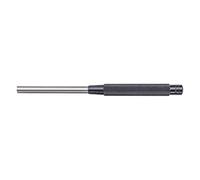 Starrett 248E Extended Length Drive Pin Punch, 8" Overall Length, 3-1/2" Pin Length, 3/8" Pin Diameter