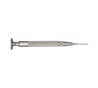 Starrett 555A Stainless Steel Jewellers Complete Screwdriver, 0.040" Head, 33/4" Length, 7/8" Blade Length