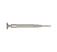 Starrett 555E Stainless Steel Jewellers Complete Screwdriver, .100" Head, 33/4" Length, 7/8" Blade Length