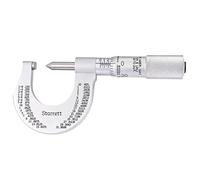 Starrett 585BP Screw Thread Micrometre, Plain Thimble, 7-9 Threads/Inch Range, 0.001" Graduation, 1-2" Pitch Dia.